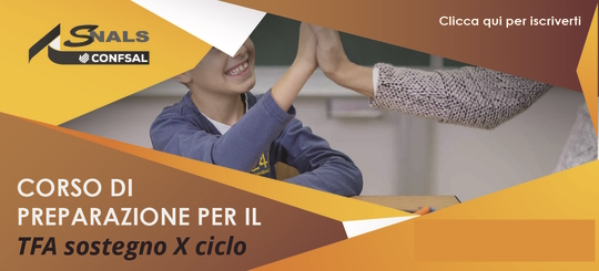 CORSO GRATUITO PREPARAZIONE X CICLO TFA SOSTEGNO CORSO GRATUITO PREPARAZIONE X CICLO TFA SOSTEGNO