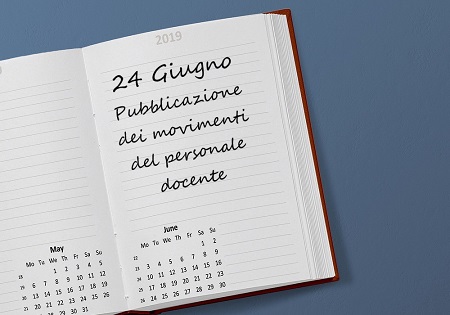 SLITTA AL 24 GIUGNO LA PUBBLICAZIONE DEI TRASFERIMENTI DEI DOCENTI