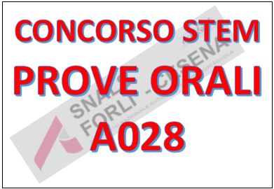 Concorso docenti scuola secondaria - Avviso calendario orali A028