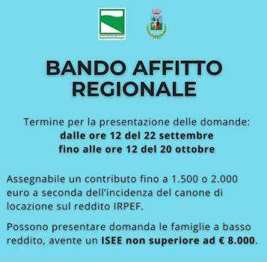 BANDO CONTRIBUTO AFFITTO BANDO CONTRIBUTO AFFITTO