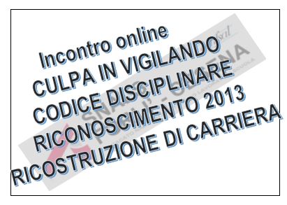 CULPA IN VIGILANDO-CODICE DISCIPLINARE-RICONOSCIMENTO 2013