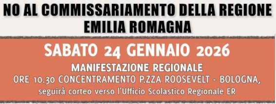 COMMISSARIAMENTO SUL DIMENSIONAMENTO SCOLASTICO - MANIFESTAZIONE REGIONALE COMMISSARIAMENTO SUL DIMENSIONAMENTO SCOLASTICO - MANIFESTAZIONE REGIONALE