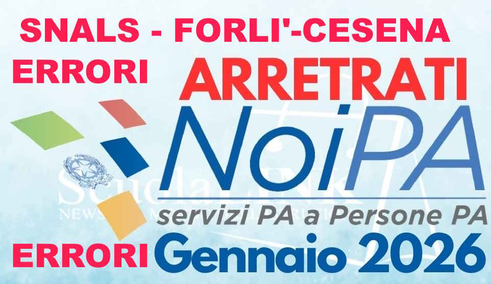 NOIPA: chiarimenti relativi agli errori riscontrati negli arretrati NOIPA: chiarimenti relativi agli errori riscontrati negli arretrati