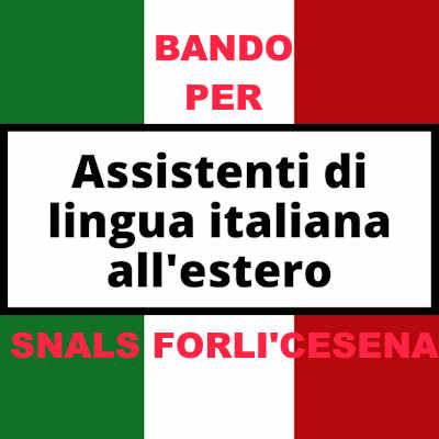 BANDO ASSISTENTI DI LINGUA ITALIANA ALL'ESTERO BANDO ASSISTENTI DI LINGUA ITALIANA ALL'ESTERO