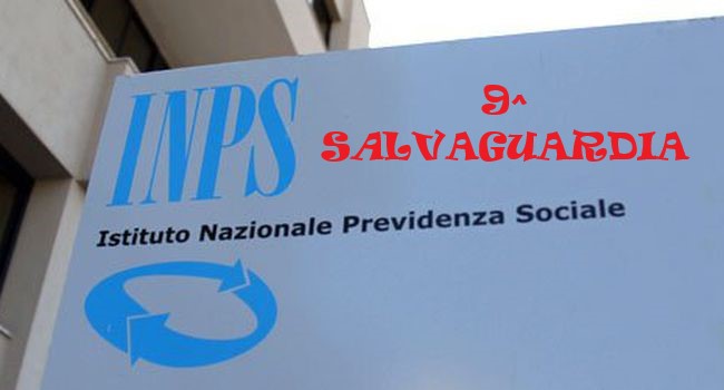 PENSIONI PERSONALE SCOLASTICO: 9^ SALVAGUARDIA