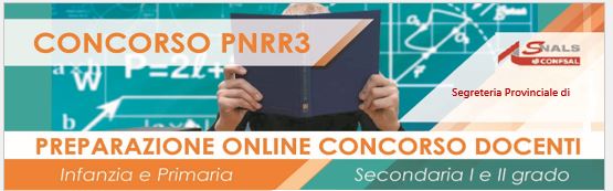 CORSO GRATUITO CONCORSO PNRR3 CORSO GRATUITO CONCORSO PNRR3