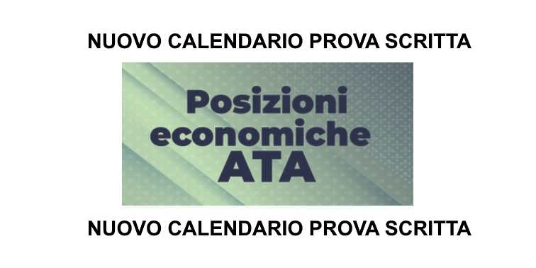 ATA CALENDARIO ESAMI POSIZIONI ECONOMICHE ATA CALENDARIO ESAMI POSIZIONI ECONOMICHE