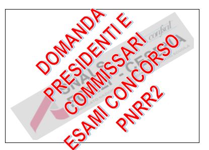 PNRR2 DOMANDA PRESIDENTI E COMMISSARI ESAMI