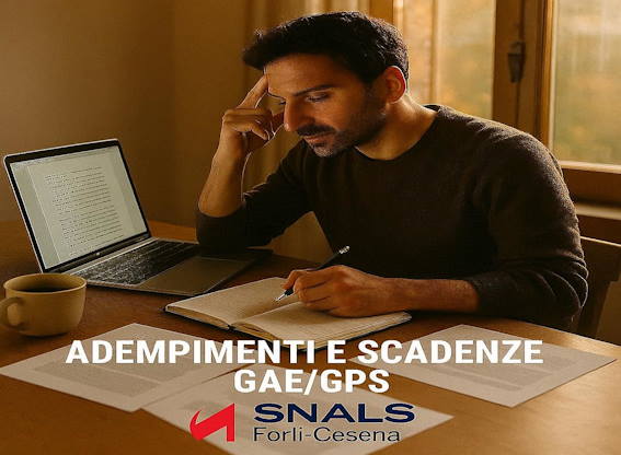 ADEMPIMENTI E SCADENZE GAE/GPS ADEMPIMENTI E SCADENZE GAE/GPS